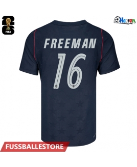 Günstige Vereinigte Staaten Alex Freeman #16 Auswärtstrikot WM 2026 Kurzarm